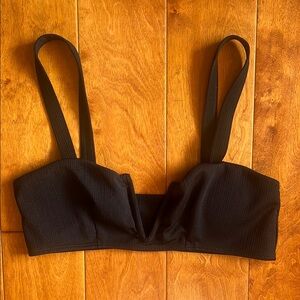 SHEIN Black Women's Bra Top with light Padding - Size M
